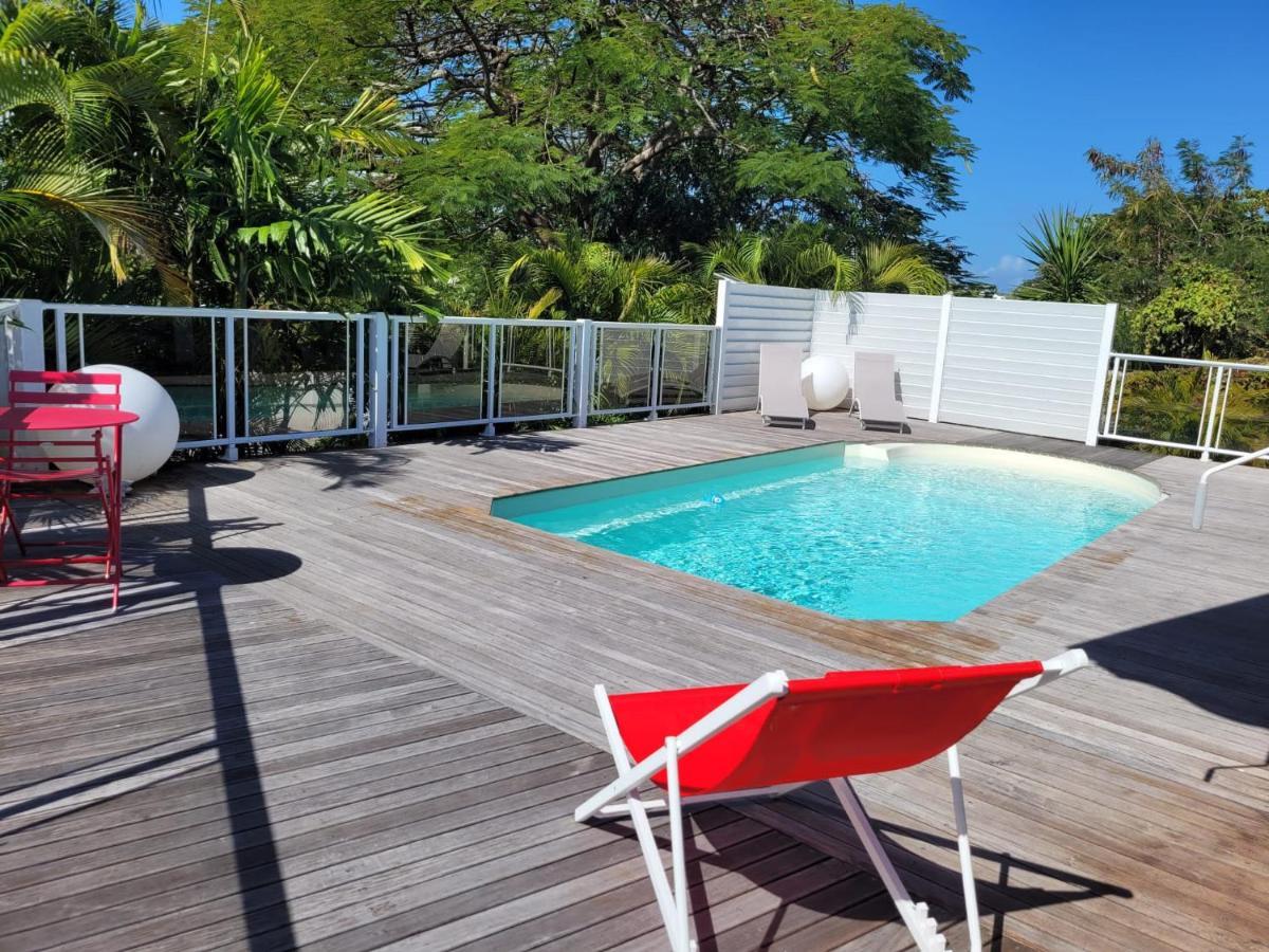 Villa Ste Marthe Avec Piscine, Grande Terrasse, Jardin Intime Et Citerne D'Eau Saint-Francois  Ngoại thất bức ảnh