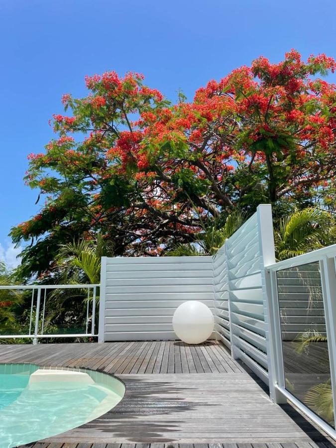 Villa Ste Marthe Avec Piscine, Grande Terrasse, Jardin Intime Et Citerne D'Eau Saint-Francois  Ngoại thất bức ảnh